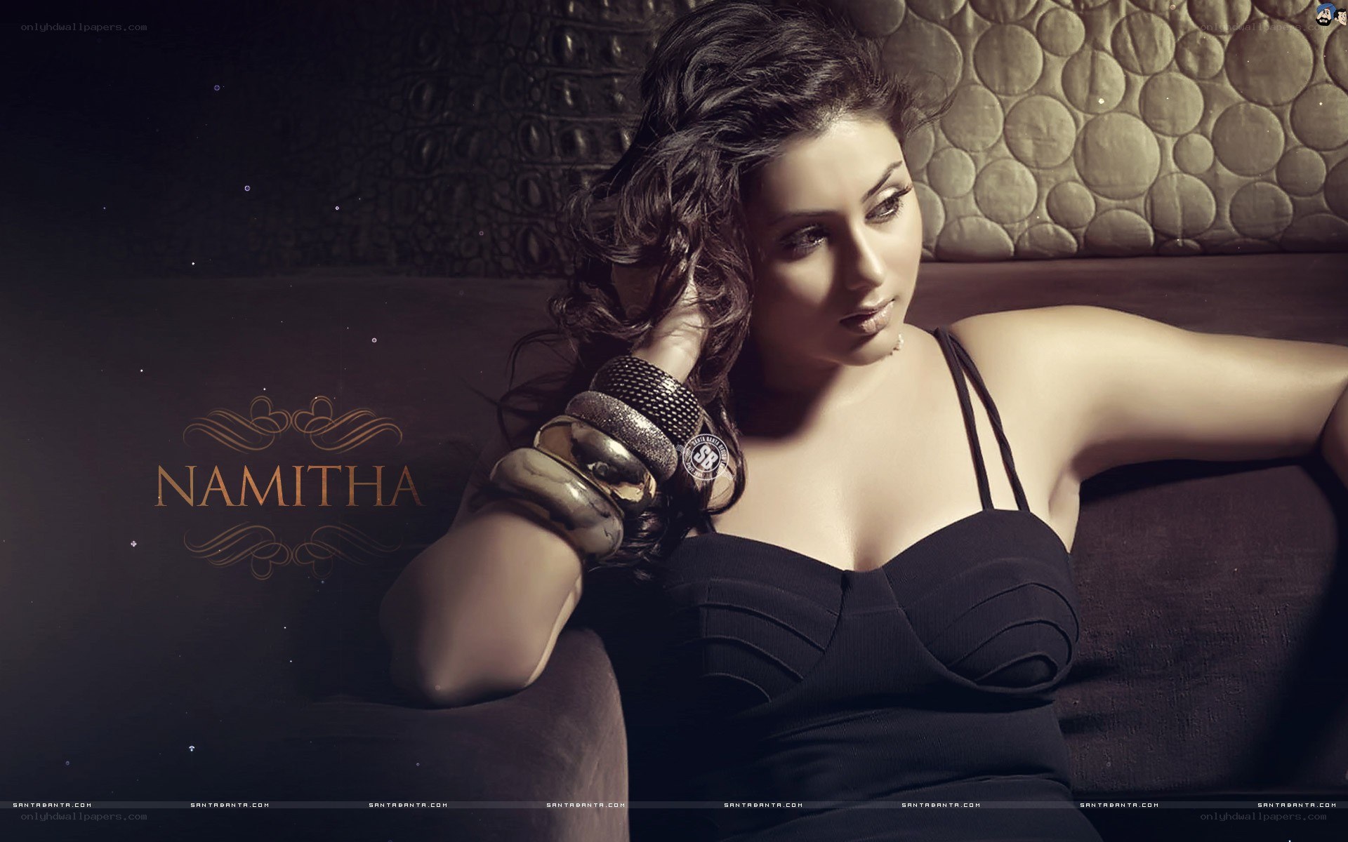 Namitha in black dress