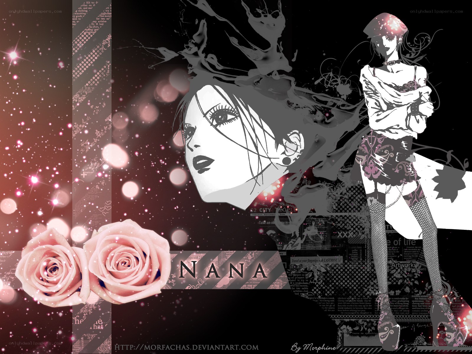 Nana anime art collage
