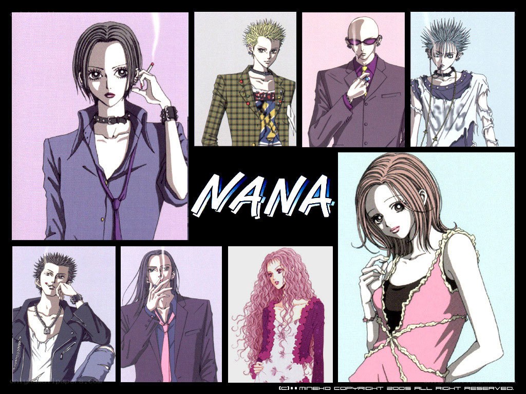 Nana anime character collage