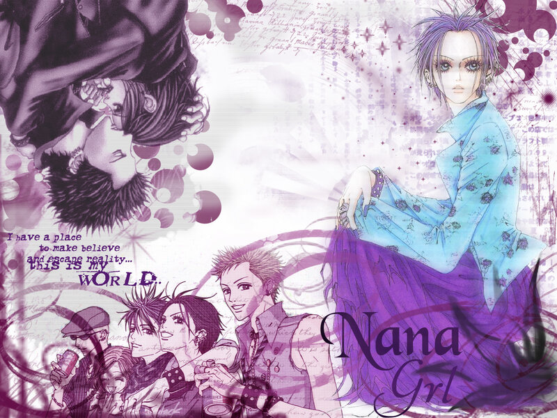Nana anime character collage