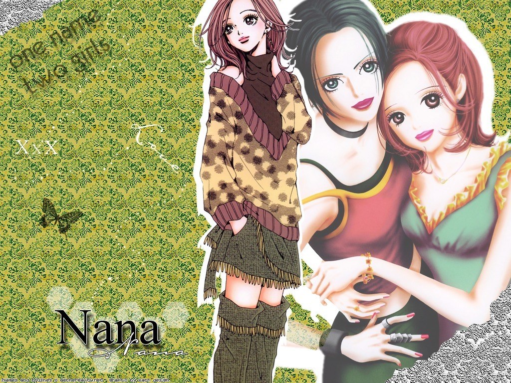 Nana anime characters collage