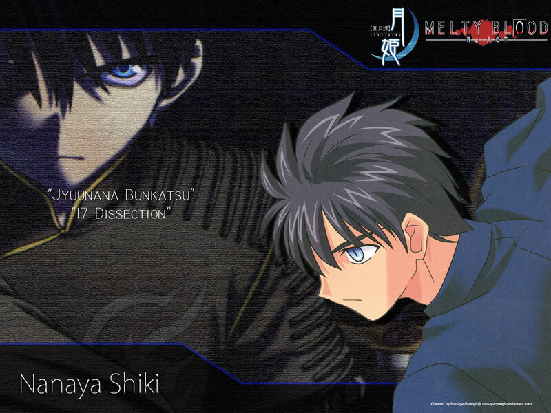 Nanaya Shiki from Melty Blood