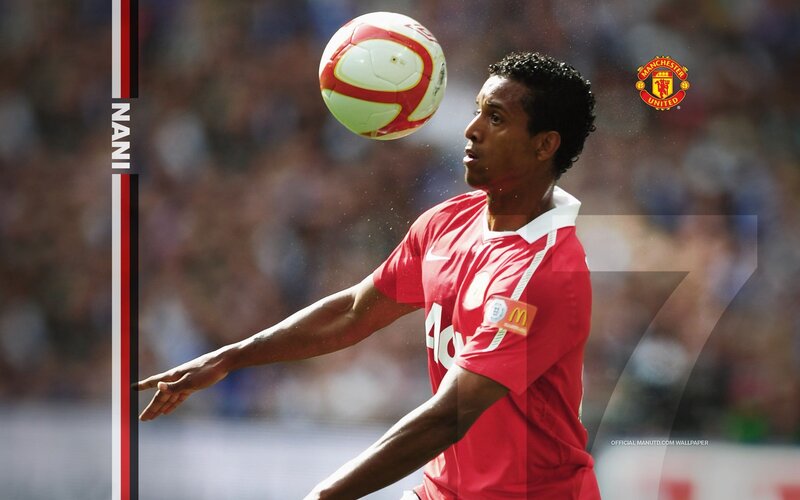 Nani in action for Manchester United