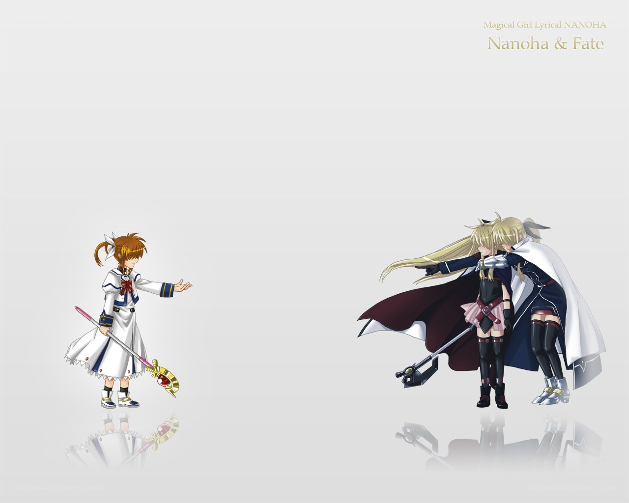 Nanoha and Fate characters