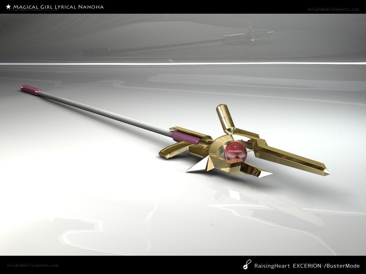 Nanoha's Excalibur weapon