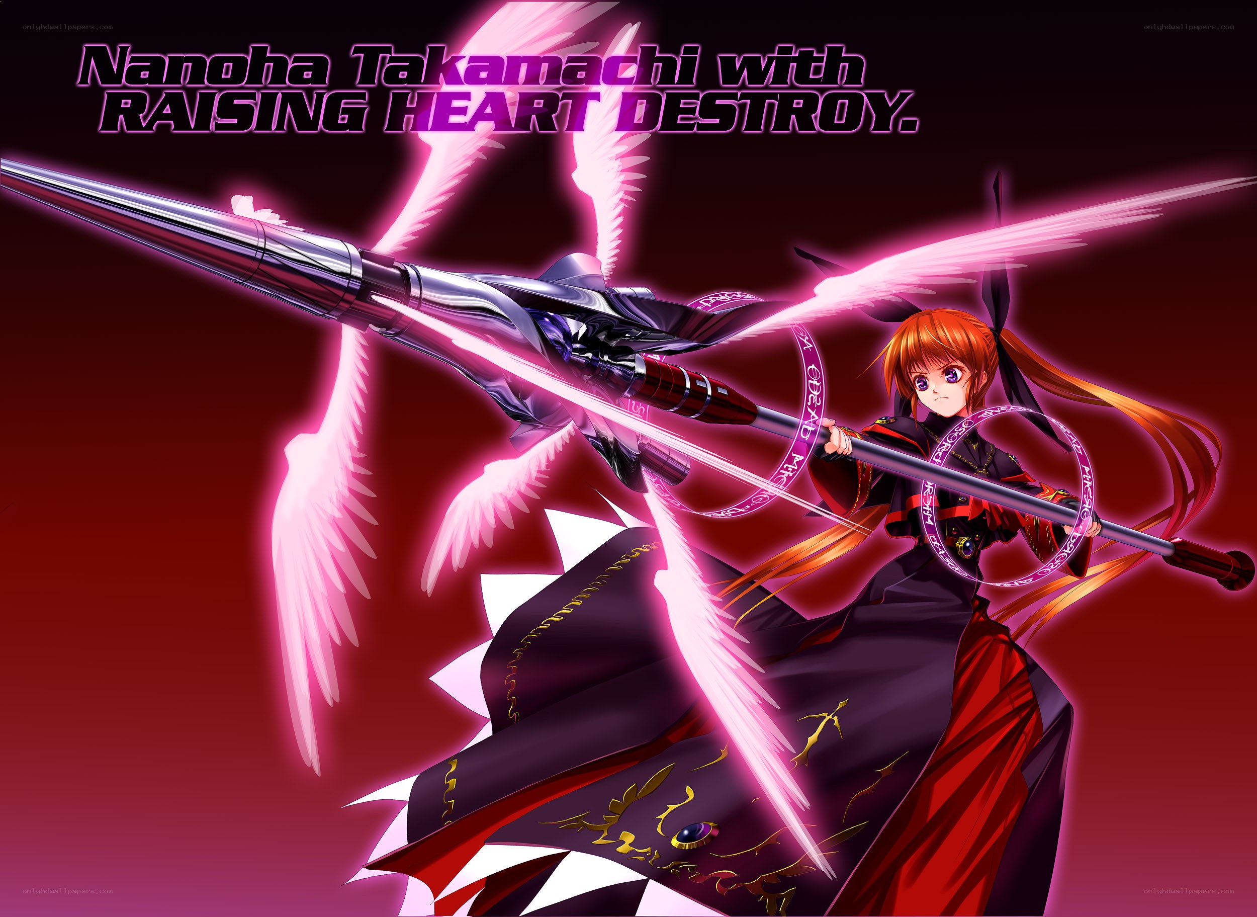 Nanoha with Raising Heart Destroy