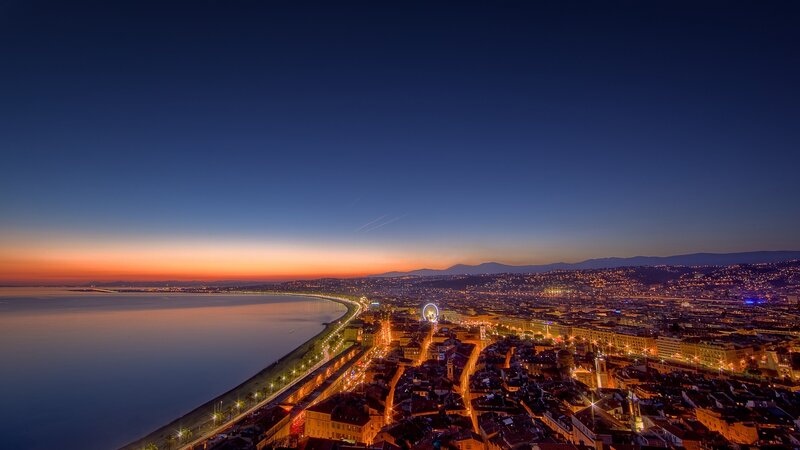 Naples at dusk