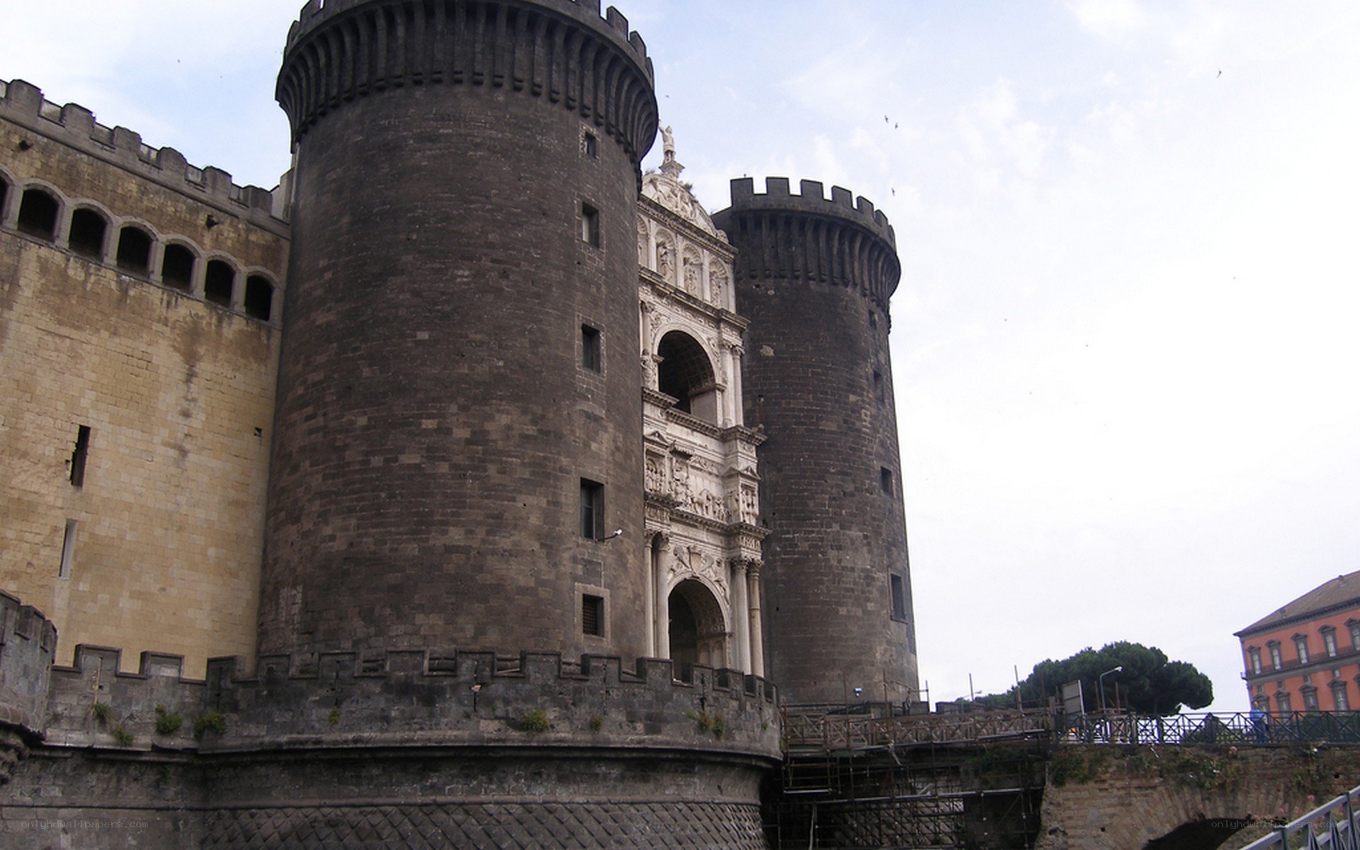 Naples Castle with Towers