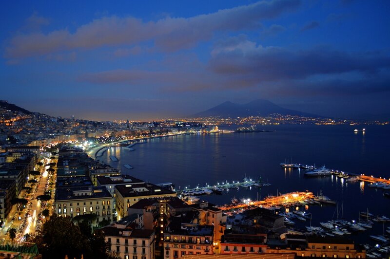 Naples Cityscape at Night