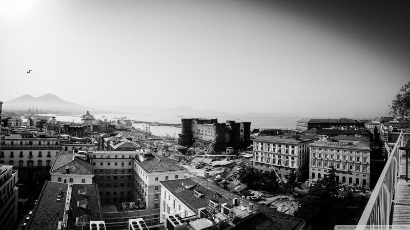 Naples Cityscape — Black