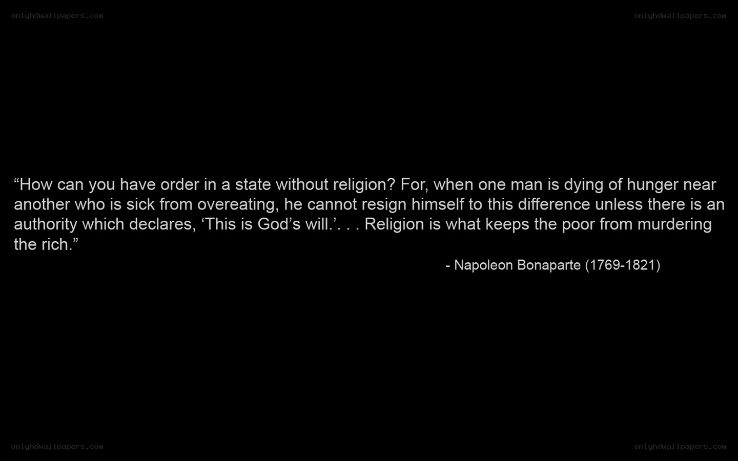 Napoleon Bonaparte quote