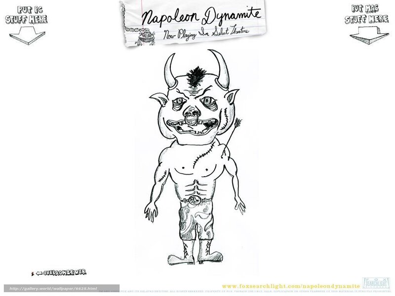 Napoleon Dynamite character sketch