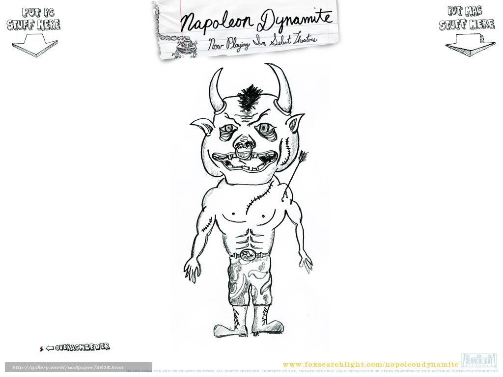 Napoleon Dynamite character sketch