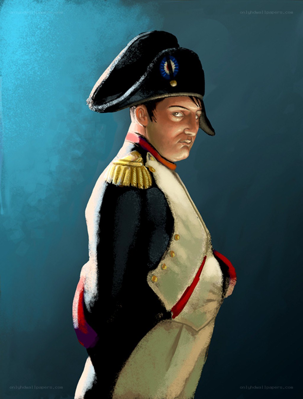 Napoleon in military uniform