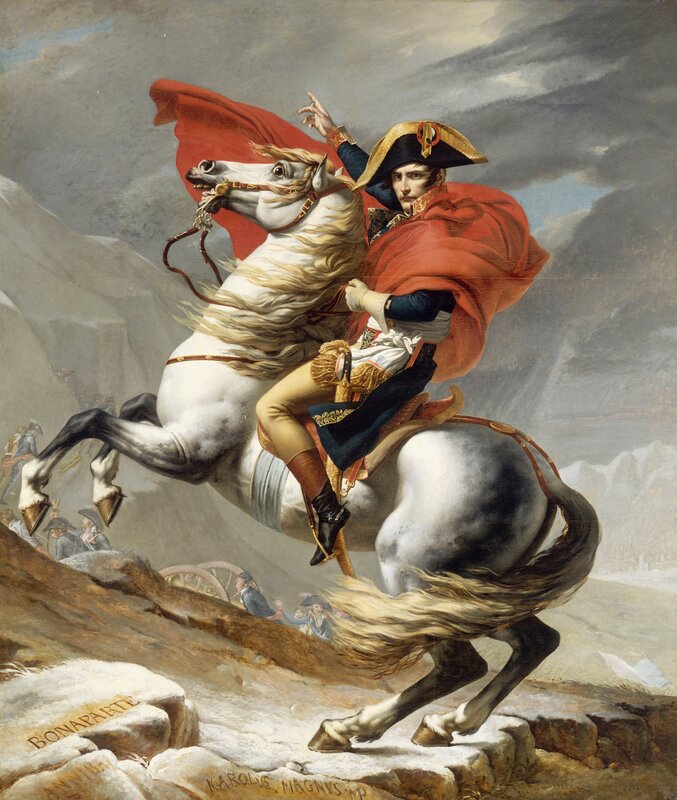 Napoleon on a White Horse — Red