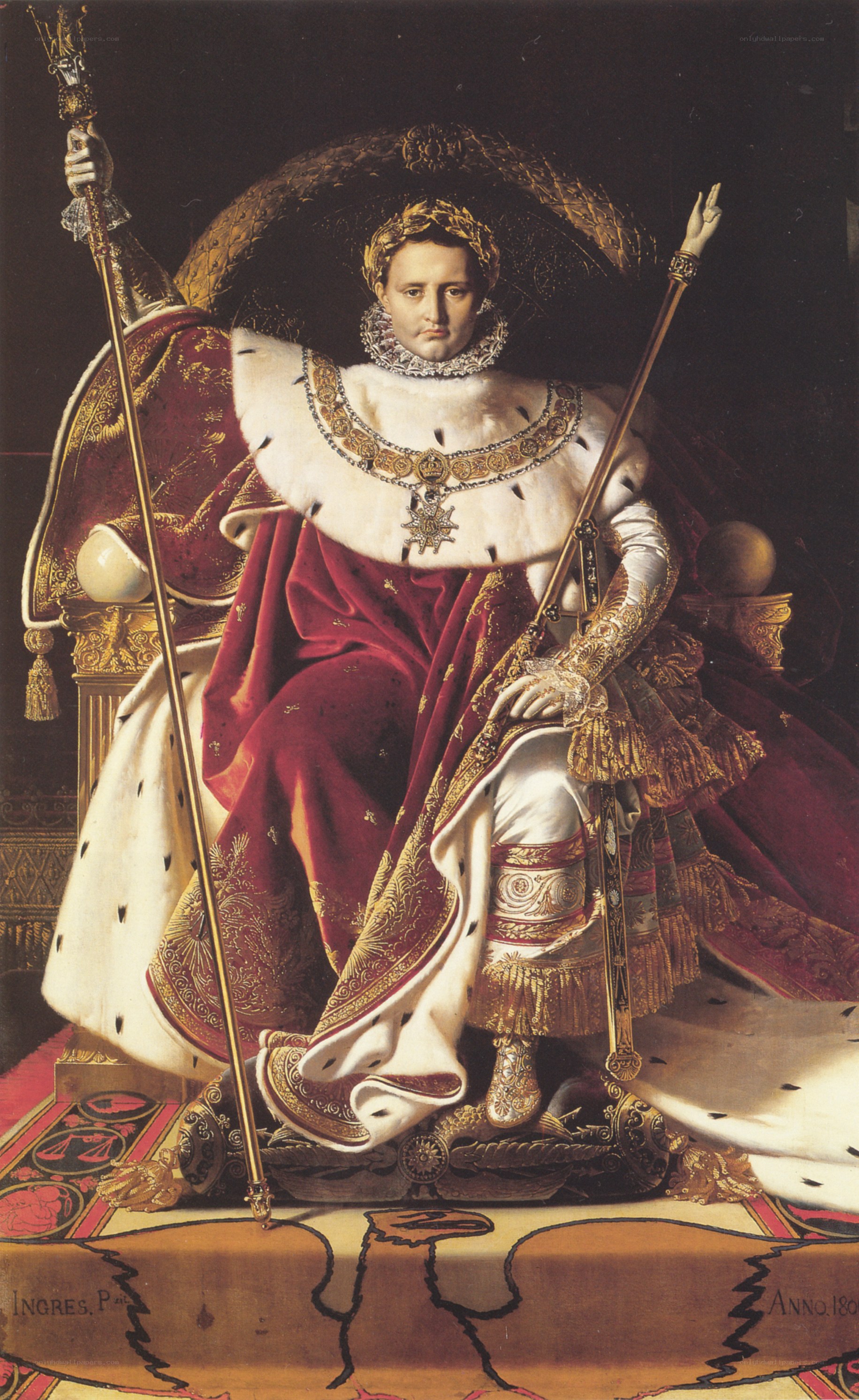 Napoleon's coronation portrait