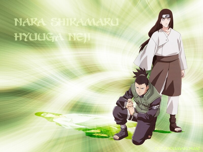 Nara Shikamaru and Hyuga Neji