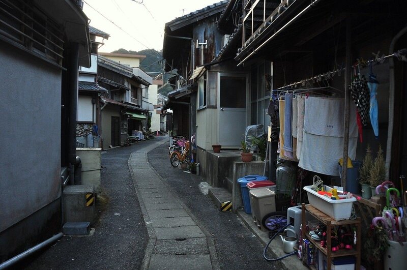 Narrow Alleyway in Japan