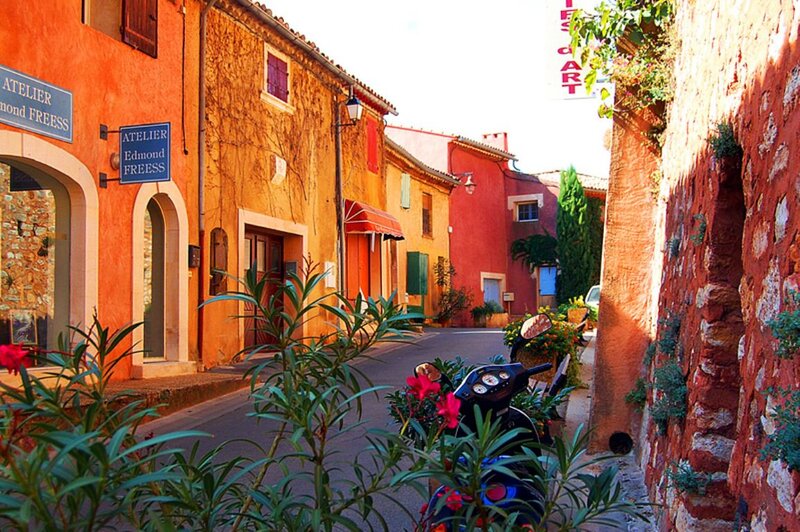 Narrow Street in Village