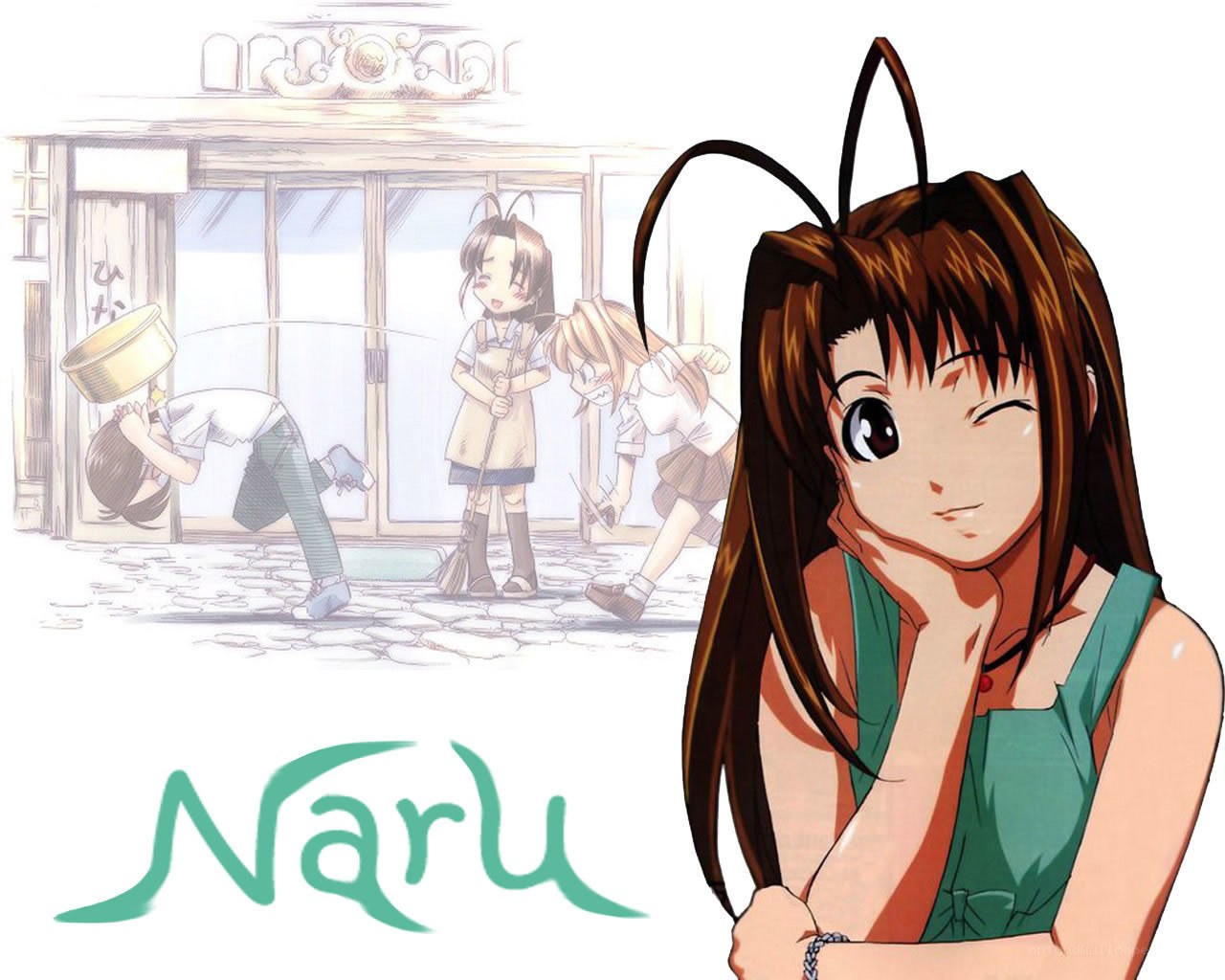 Naru anime character illustration
