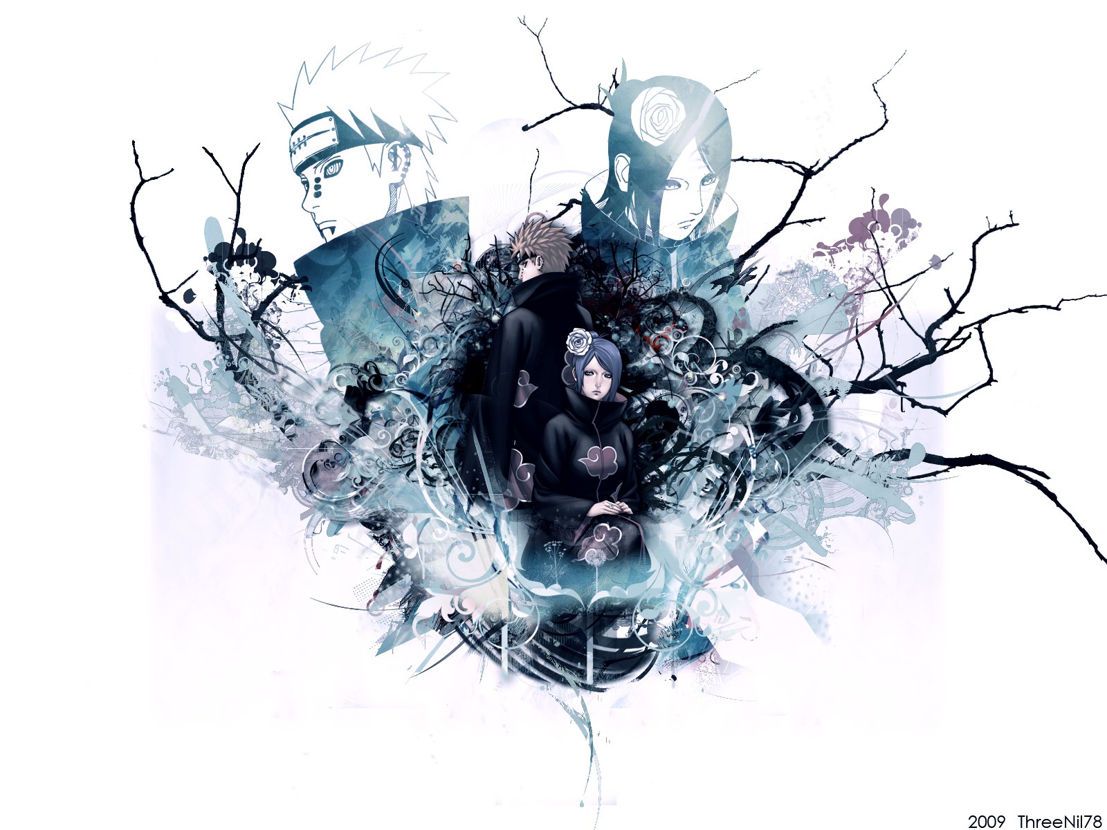Naruto Akatsuki group art