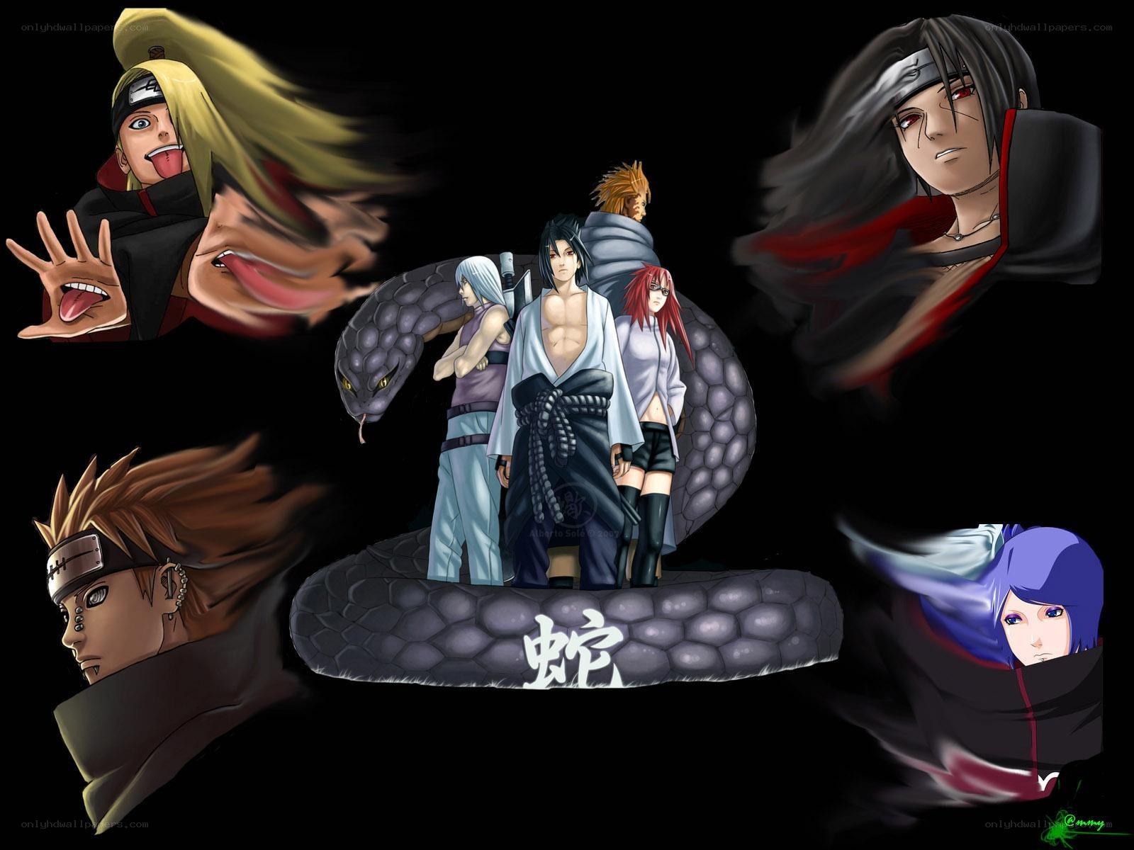 Naruto Akatsuki group art