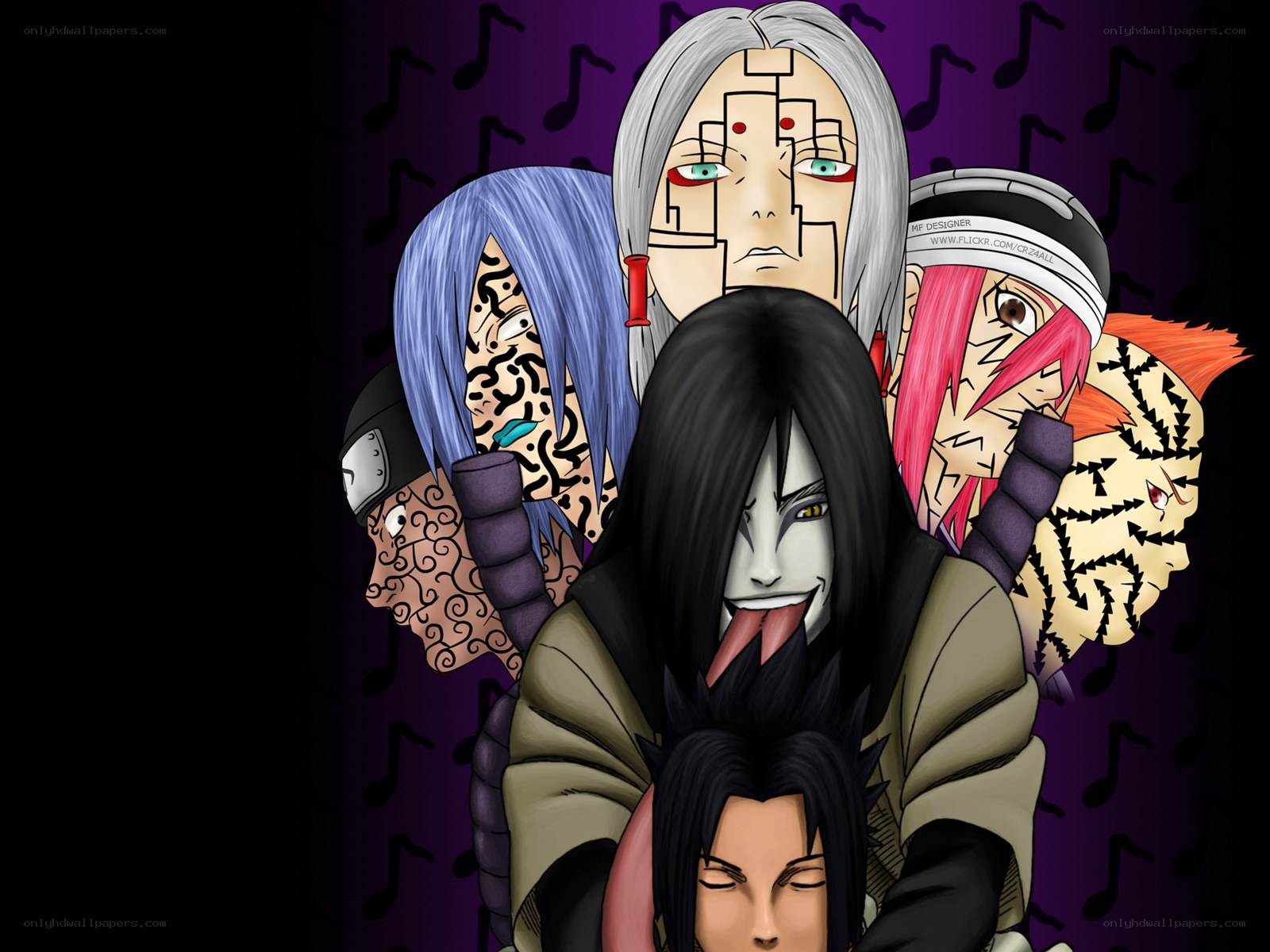Naruto Akatsuki group art