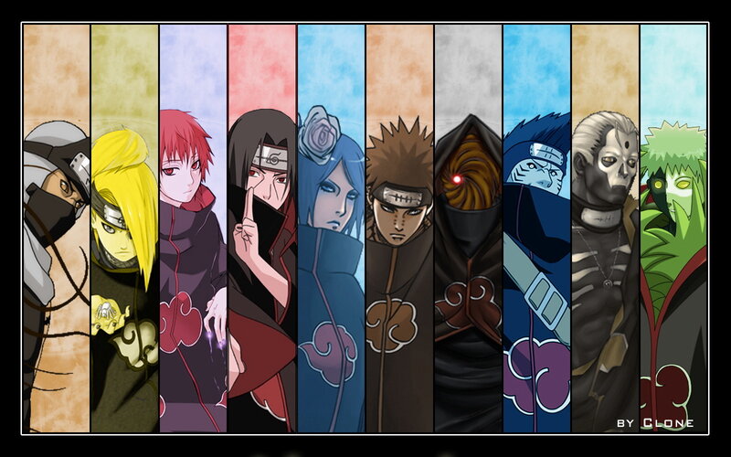 Naruto Akatsuki members