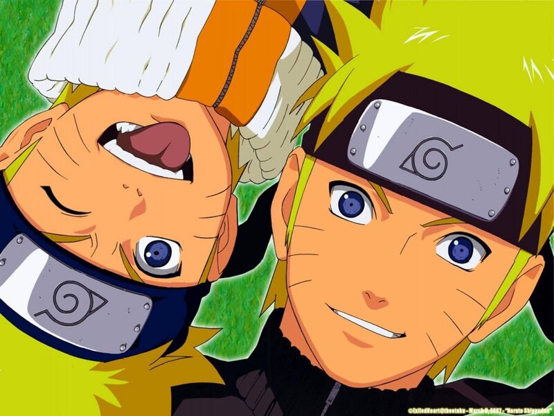 Naruto and baby Naruto