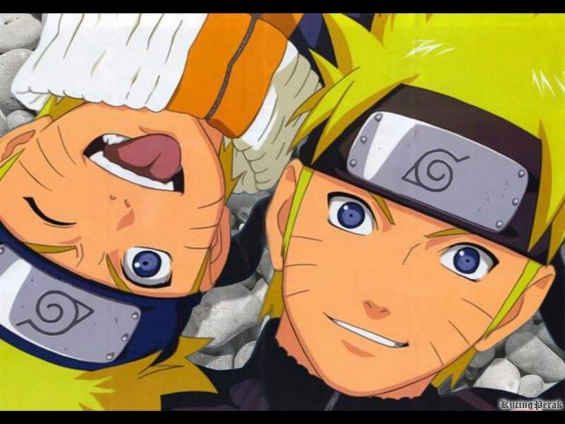 Naruto and baby Naruto