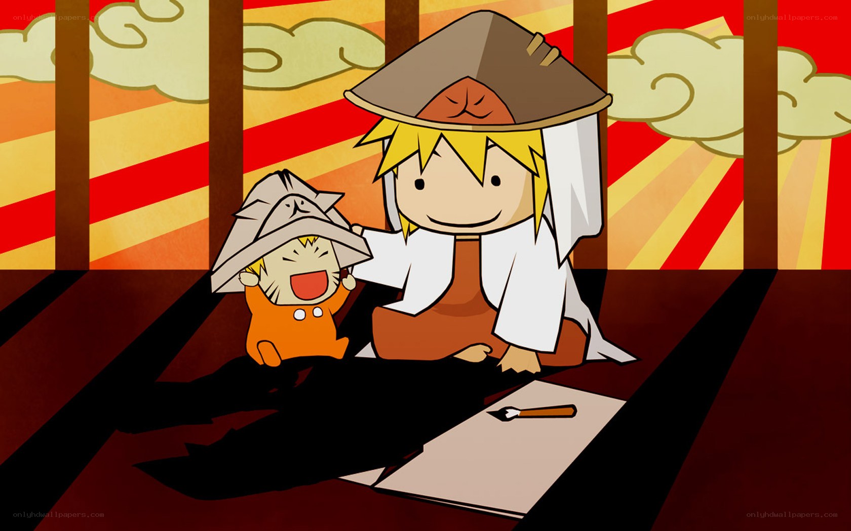 Naruto and baby Naruto
