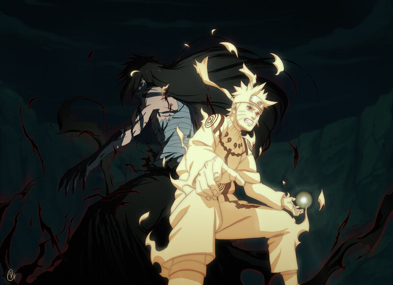 Naruto and Black Zetsu