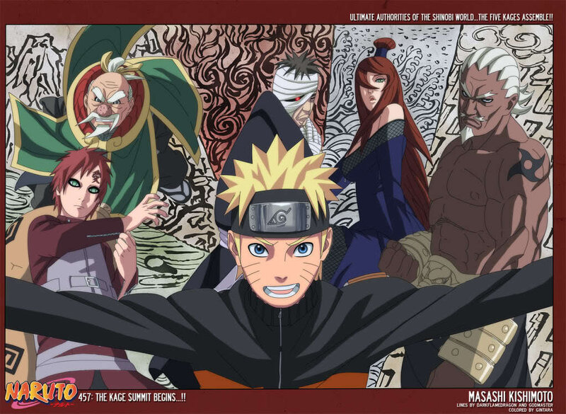 Naruto and Five Kages