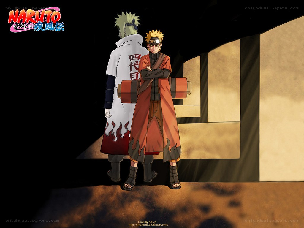 Naruto and Fourth Hokage