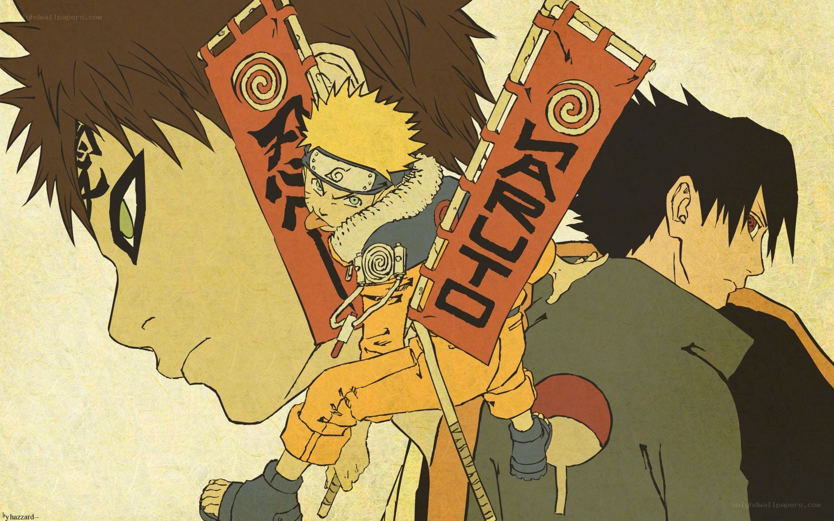 Naruto and friends in action