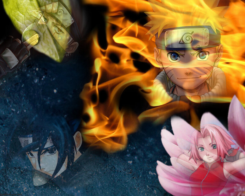 Naruto and Friends in Action — Orange