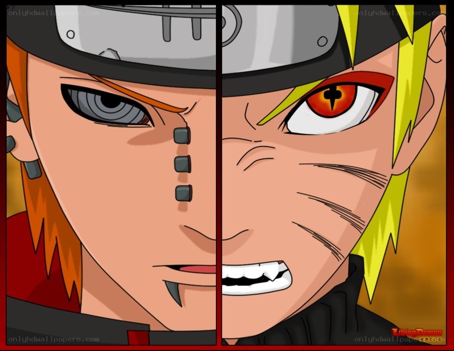 Naruto and Gaara face-off