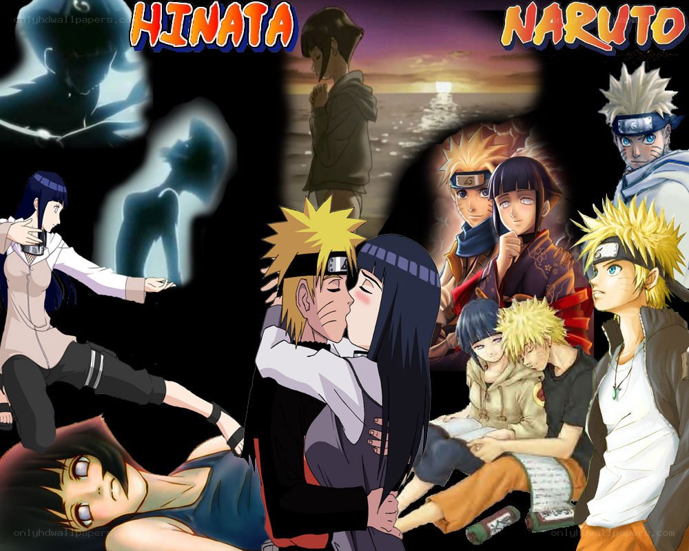 Naruto and Hinata collage