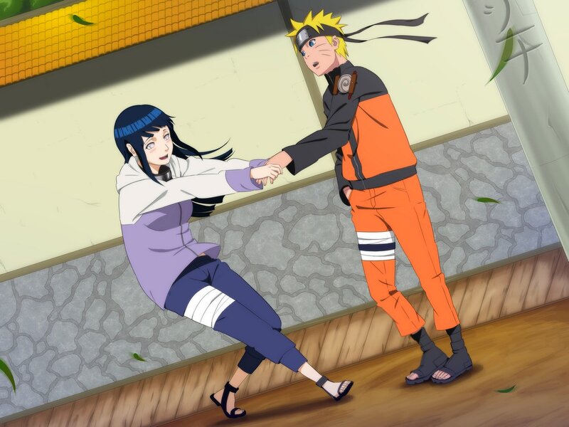 Naruto and Hinata Fighting