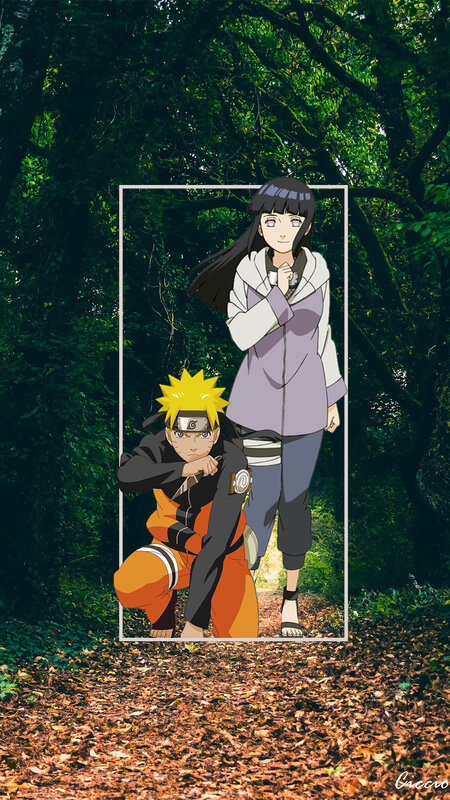 Naruto and Hinata — Green