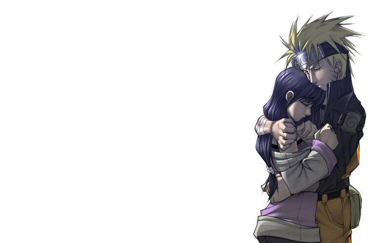 Naruto and Hinata hugging