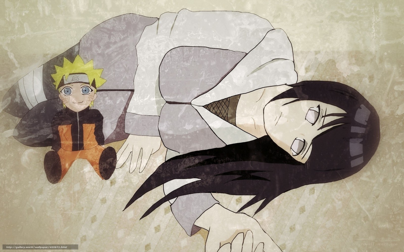Naruto and Hinata lying down