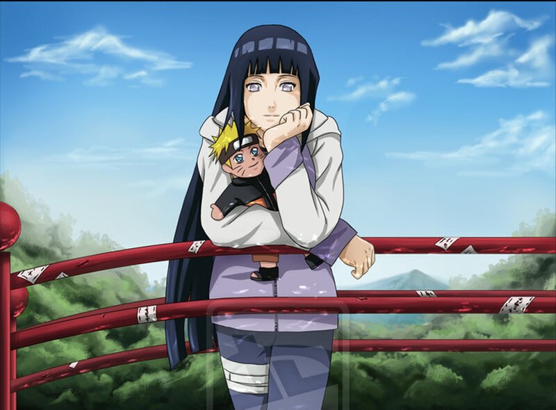 Naruto and Hinata on Bridge