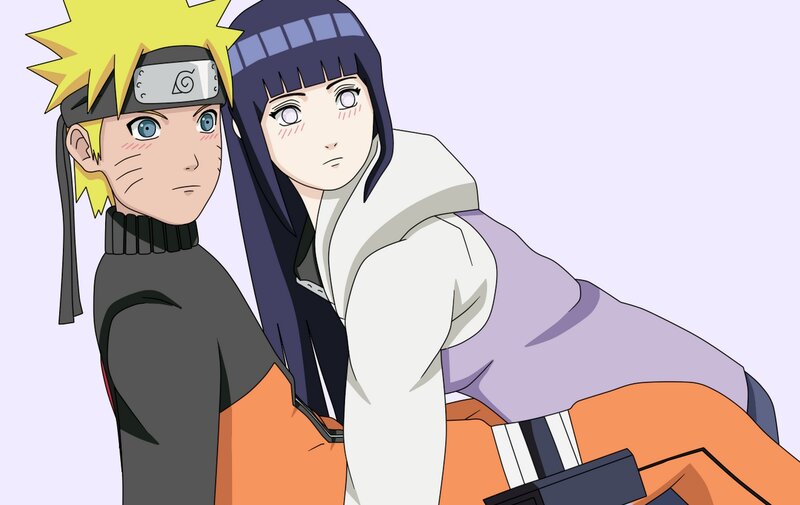 Naruto and Hinata — Purple, Calm