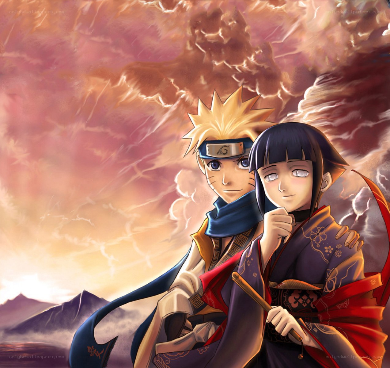 Naruto and Hinata together
