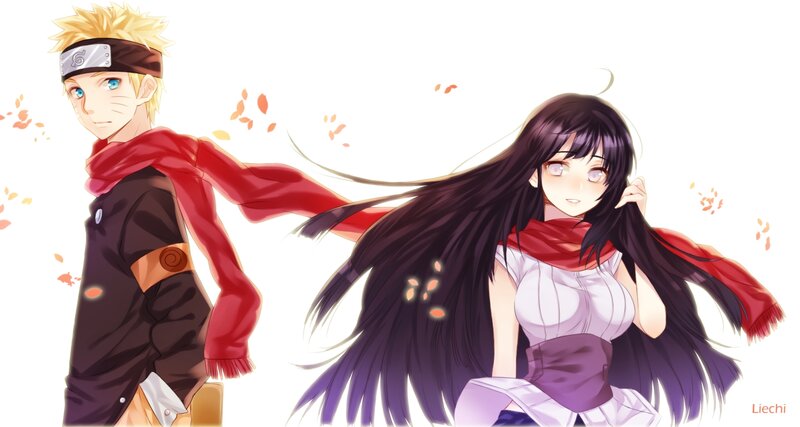 Naruto and Hinata — White