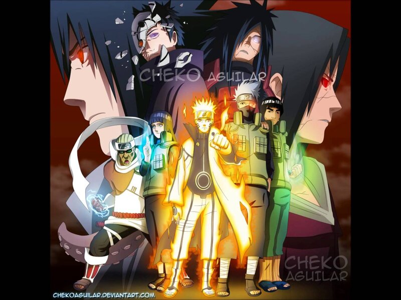 Naruto and His Allies — Orange