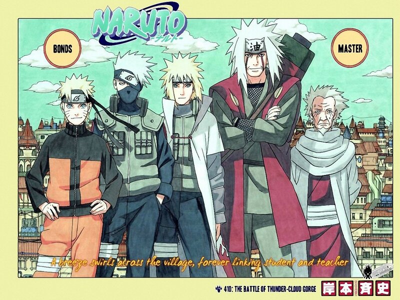 Naruto and His Teachers — Green