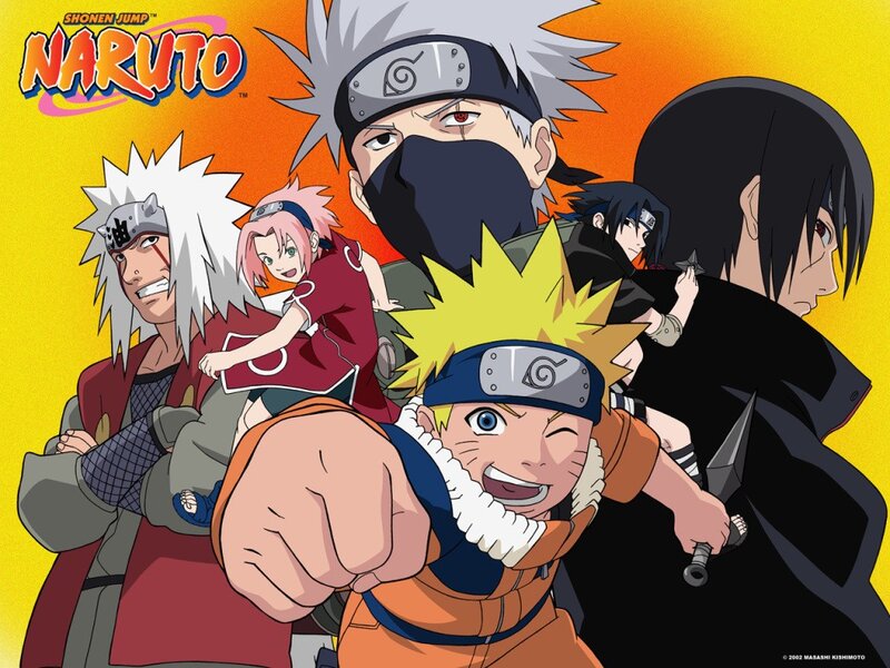 Naruto and His Team — Yellow, Energetic