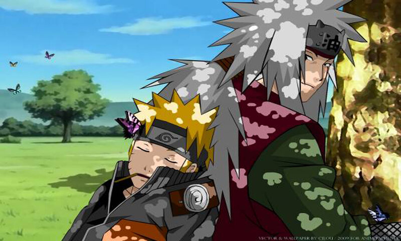 Naruto and Jiraiya